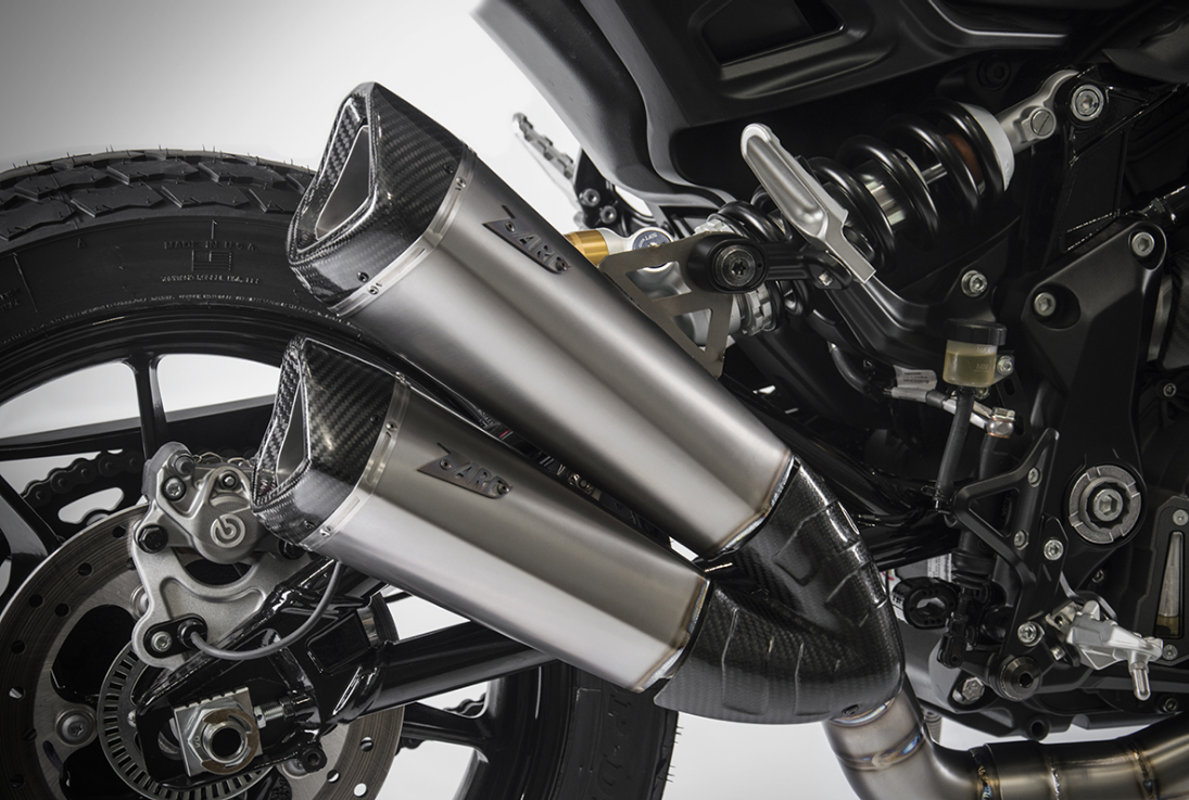 ZARD Titanium Headers and Decats for The Indian FTR 1200 (Flat Track Racer)